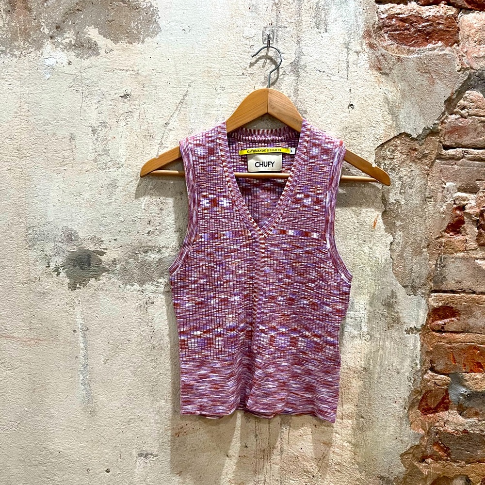 Chufy Kathmandu Heights Lavender Purple Knit Tank